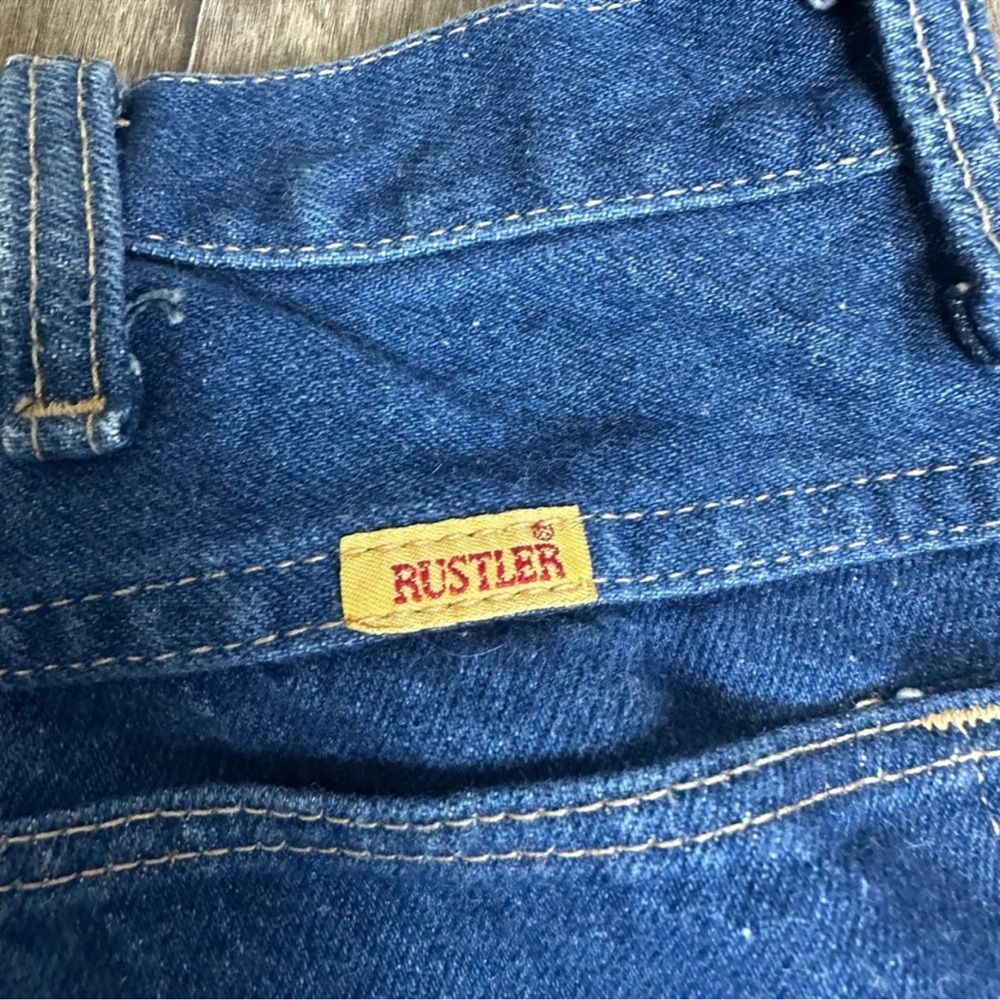 Rustler Deep Blue Relaxed Jeans - Picture 3 of 4